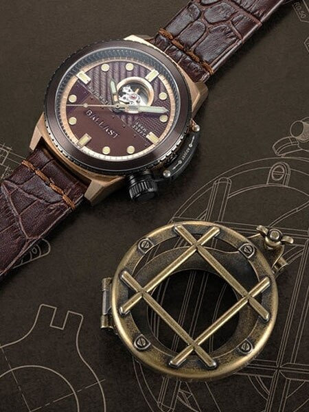 Ballast Trafalgar Automatic Watch with Bronze Case and Removable Shroud #BL-3136-03