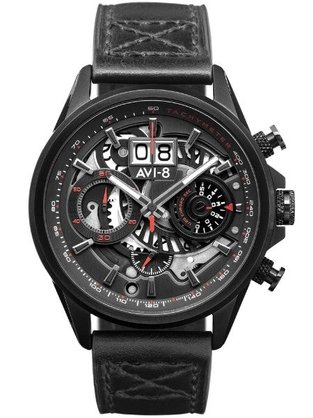 AVI-8 Hawker Harrier II Big Date Aviator Chronograph Watch #AV-4065-05