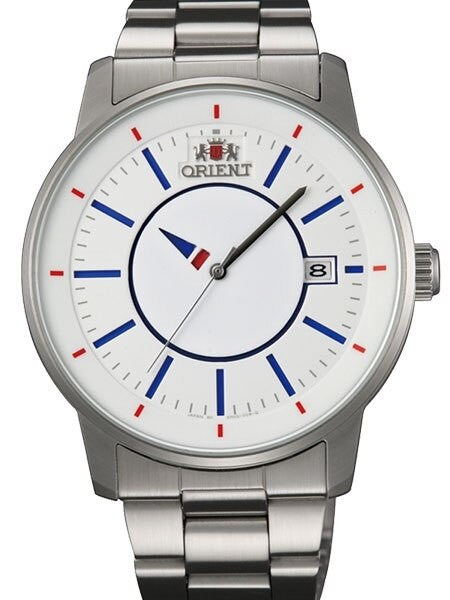 Orient 21-Jewel Automatic Disk Watch with Unique Rotating Hour Hand #ER0200FD