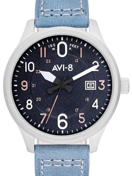 AVI-8 Hawker Hurricane Aviator Watch with Altimeter Style Dial #AV-4053-0F