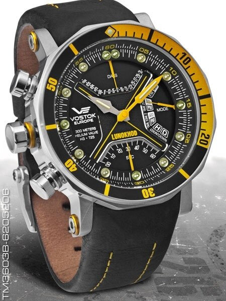 Vostok-Europe Lunokhod-2 Multi-Function Quartz Diver with Tritium Tubes #6205206