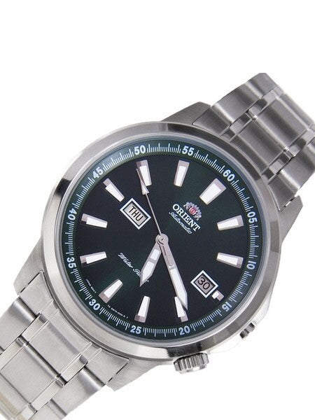 Orient 42mm Stingray Day and Date Automatic Watch with Green Dial #EM7K005F