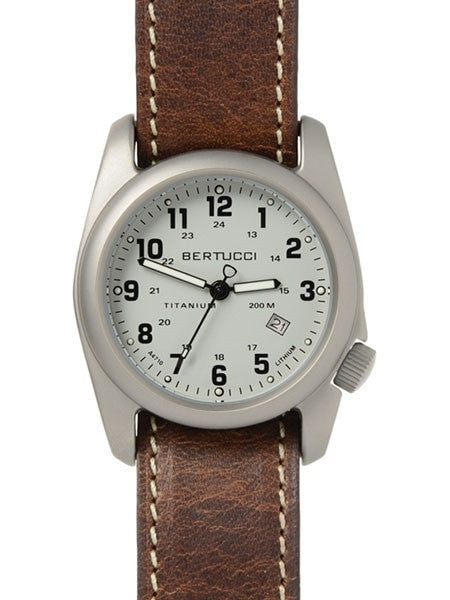 Bertucci A-2T Titanium Watch with Horween Leather Strap and 10