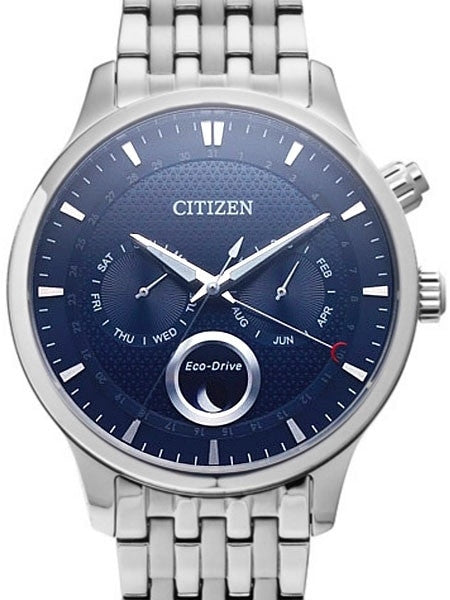 Citizen Eco-Drive Calendar Watch with Pointer Date, Sapphire Crystal #AP1050-56L