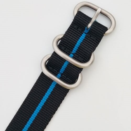 3-Ring Nylon Tactical Field Strap with Matte Finish Steel Buckle #TFS-21-SS