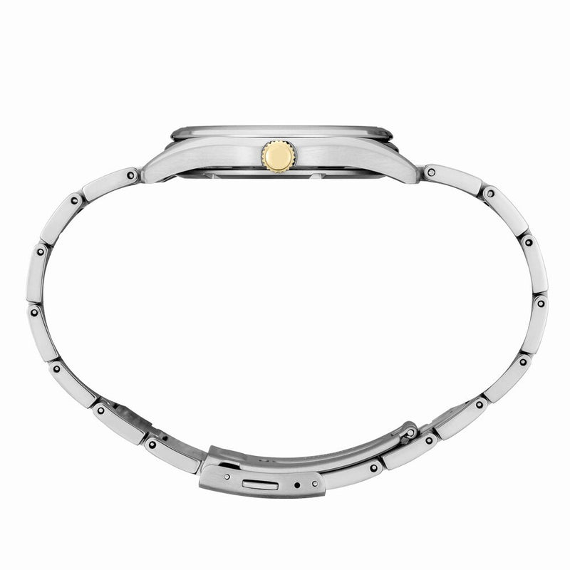 Seiko 40mm Titanium Quartz Watch with Sapphire Crystal and Titanium Bracelet SUR377