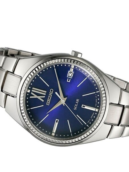 Seiko ReCraft Women's Solar Dress Watch with Radiant Blue Dial #SNE879