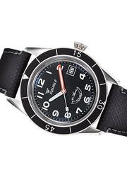 Squale 300 Meter Swiss Made Automatic Dive Watch with Black Dial  #SUB-39MON Side