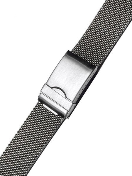 Vollmer Brushed Finish Mesh Bracelet with Adjustable Deployant Clasp #17010H7 (20mm)