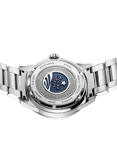 Sea-Gull 44mm Ocean Star Automatic Dive Watch with Sapphire Crystal #816.523blu