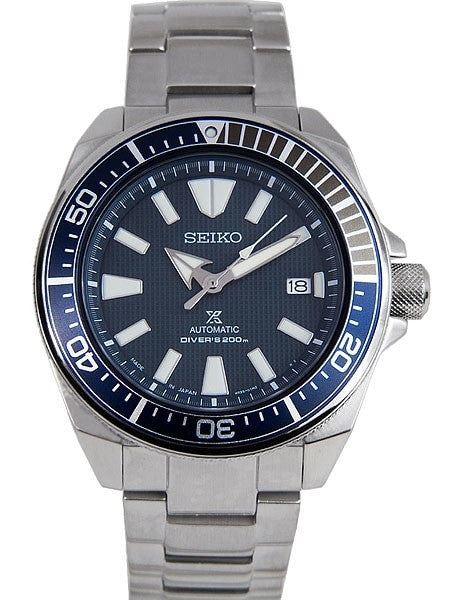 Seiko Samurai Prospex Automatic Dive Watch with Blue Dial and
