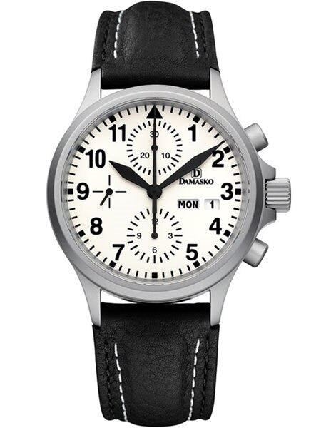 Damasko Swiss Valjoux 7750 Chronograph with a 60-Minute Stopwatch and 12-Hour Totalizer #DC57