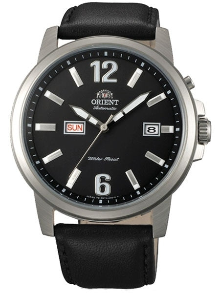 Orient 42mm Starfish Day and Date Automatic Watch with Black Dial #EM7J00BB