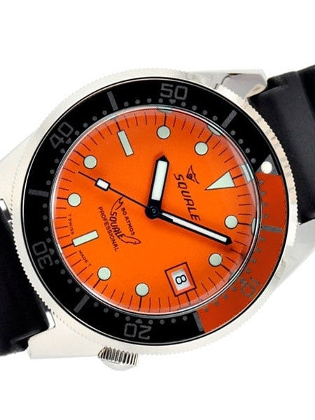 Squale 500 meter Professional Swiss Automatic Dive watch with Sapphire Crystal #1521-026-O