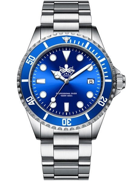 PHOIBOS 300-Meter Swiss Quartz Dive Watch with Sapphire Crystal #PX002B