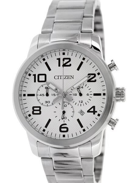 Citizen Quartz Chronograph Watch with Stopwatch, 24-Hour Sub-Dial #AN8050-51A