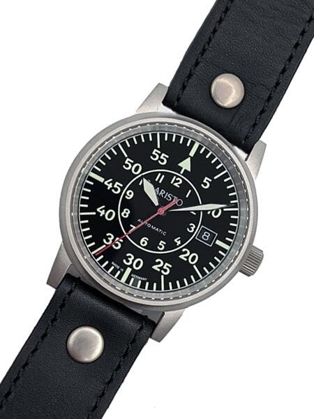 Aristo Type-B Dial Swiss Automatic Pilot's Watch with Sapphire Crystal #3H33N
