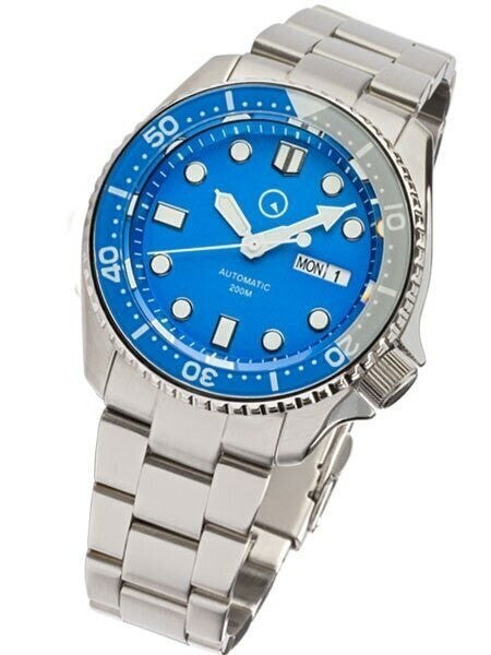 Scratch and Dent - Islander Automatic Dive Watch with AR Sapphire Crystal, and Luminous Sapphire Bezel Insert #ISL-09