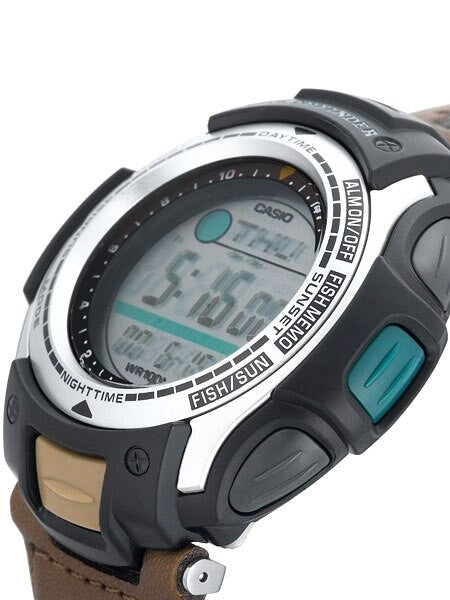 Casio Sports-Style Pathfinder Forester Fishing Moon Phase, Alarm Watch #PAS-400B-5V