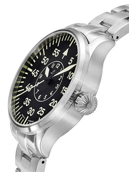 Laco 42mm Faro Type-B Dial Automatic Pilot Watch, Sapphire Crystal #861891