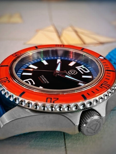 Seaborne Sea Venture 100-Meter Automatic Dive Watch with a 41mm Case and an AR Sapphire Crystal #SB-SV-002-SRB