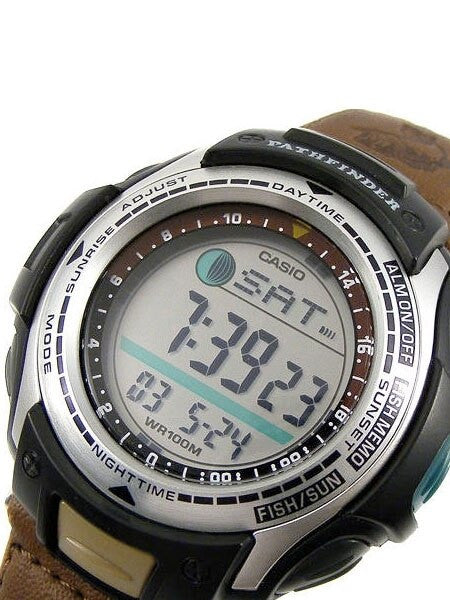 Casio Sports-Style Pathfinder Forester Fishing Moon Phase, Alarm Watch #PAS-400B-5V