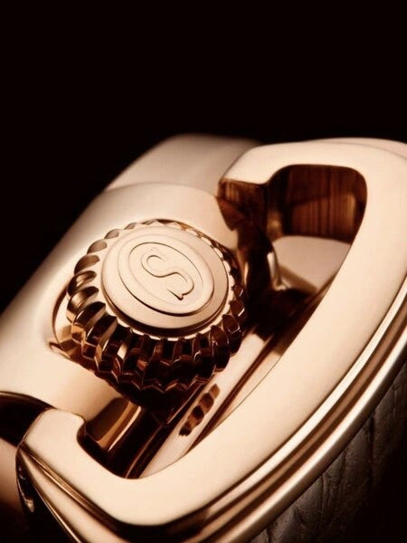 Stuhrling automatic dual time watch with 46mm case, skeleton dial, brown leather strap #889.03