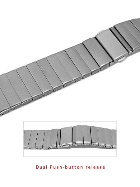 Vollmer Titanium Bracelet with Push-Button Clasp #05001H5-22 (22mm)