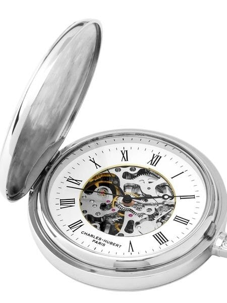 Charles-Hubert 17-Jewel Mechanical Hand Wind Pocket Watch #3703