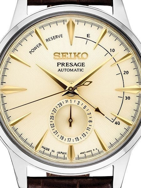 Seiko Presage Automatic Dress Watch with Power Reserve Indicator #SSA387