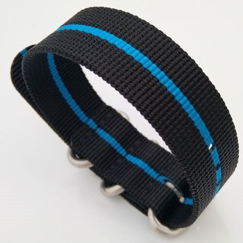 3-Ring Nylon Tactical Field Strap with Matte Finish Steel Buckle #TFS-21-SS