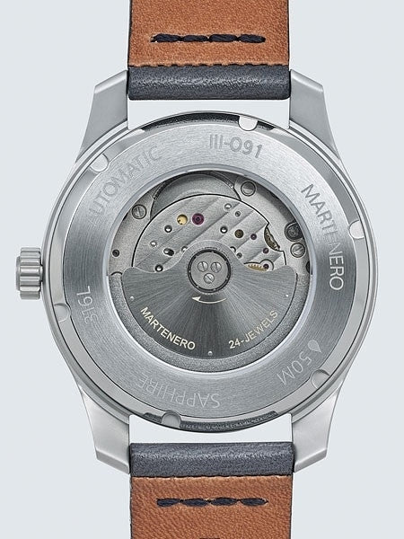 Martenero Marquis Automatic Dress Watch with Silver Dial, Sapphire Crystal #MQS002