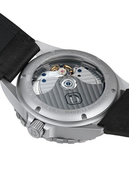 Damasko Si German Automatic Watch with a Rotating 60-Minute Bezel and Stainless Steel Case #DK10-60 back