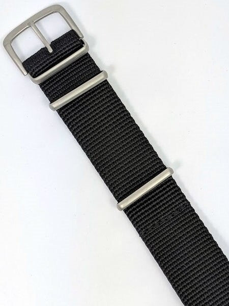 Traser 22mm OEM Black Nylon Tactical Watch Strap #Traser1