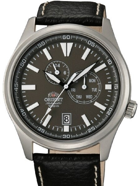 Orient 21-Jewel Automatic Field Watch with 24-Hour Sub-Dial #ET0N002K
