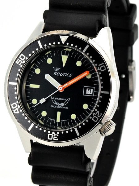 Scratch and Dent - Squale 500 meter Professional Swiss Automatic Dive watch with Sapphire Crystal #1521-026-A 1