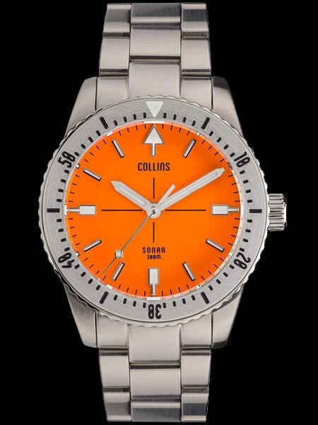 Collins SONAR Swiss Automatic, 300-M Dive Watch with 39.5mm Case and a Sapphire Crystal #CWC04