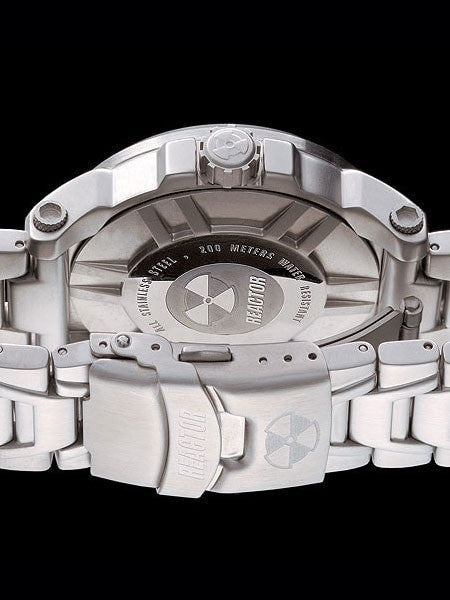 Reactor Atom Watch with SuperLuminova Illumination, Stainless Steel Case and Bracelet #68008