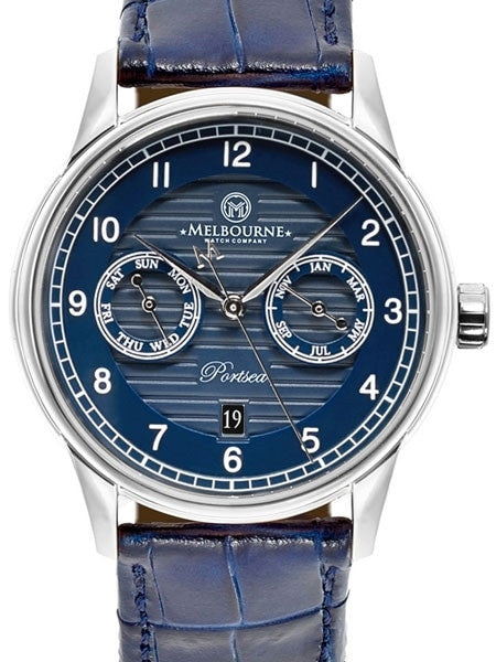 Melbourne Portsea Automatic Calendar Watch with Blue Dial, Sapphire Crystal #PS.40.A.CAL.02