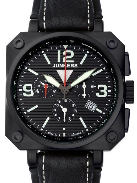 Junkers Horizon Airplane Chronograph Watch with Alarm #6792-2
