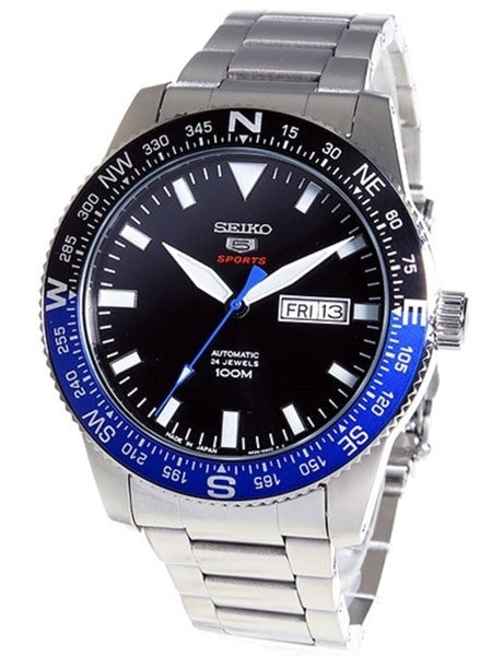 Seiko 5 Sports 24-Jewel, Automatic with Rotating Compass Bezel #SRP659J1