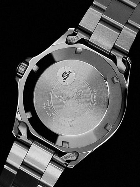 Orient II Black Dial Automatic Dive Watch with SS Bracelet #AA02001B