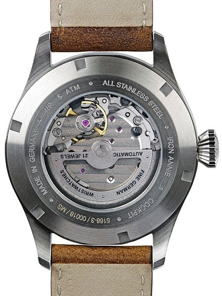 Iron Annie Automatic Watch with 42mm Case and Fully Luminous Dial #5168-3