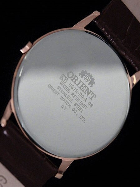 Orient Capital 2 Quartz Analog Dress Watch with Day and Date #UG1R006W