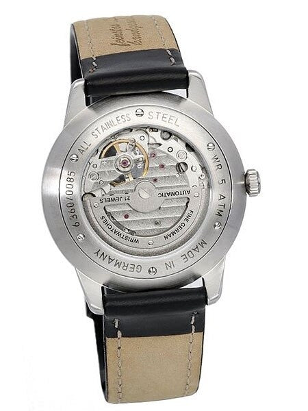 Junkers Dessau 1926 Flatline Automatic, Open-Heart Dress Watch #6360-4