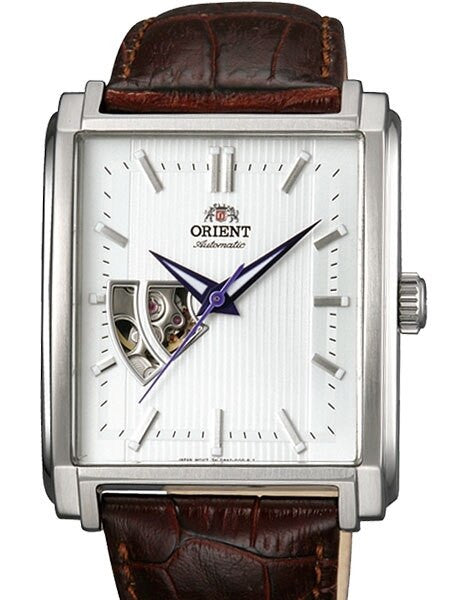 Orient Producer Automatic Dress Watch with Open-Heart, Pinstriped Dial #DBAD005W