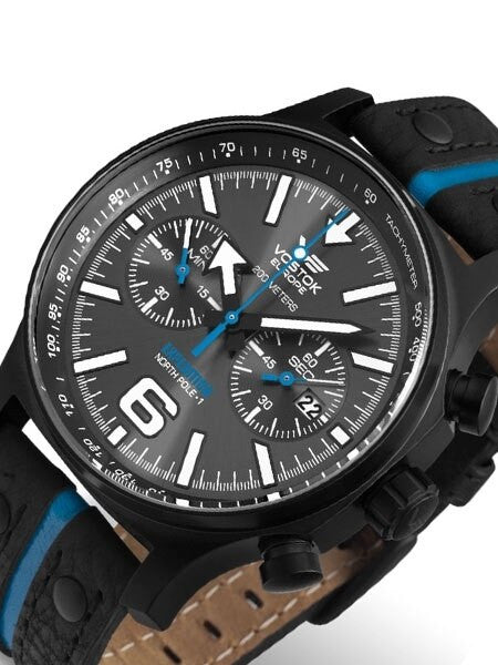 Vostok-Europe Expedition North Pole Chronograph with 60 Minute Stopwatch #5954198