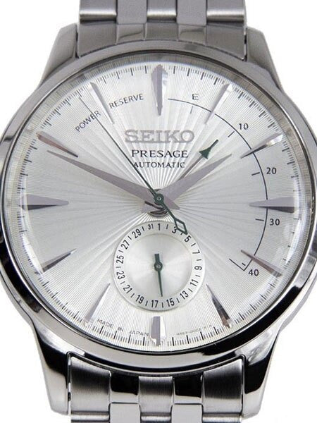 Seiko Presage "Cocktail Time" Automatic Dress Watch with Power Reserve Indicator #SSA341J1