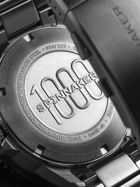 Spinnaker Blue Tesei Mille Metri 1000-Meter Swiss Automatic Dive Watch #SP-5090-22