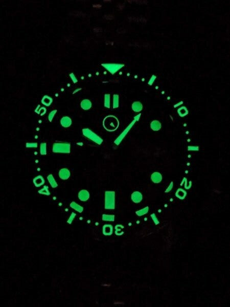 Scratch and Dent - Islander Automatic Dive Watch with  AR Sapphire Crystal, and Luminous Ceramic Bezel Insert #ISL-03